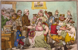 Publicaciones difunden falsedad sobre las causas de la disforia de género Caricatura que hace mofa de las falsas causas de la disforia de género