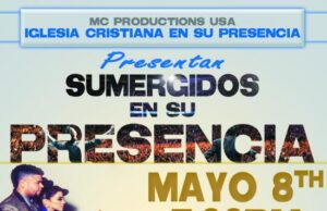 Mayo 8: Concierto Cristiano en Trenton, NJ Cartel de conciertos cristianos en Trenton
