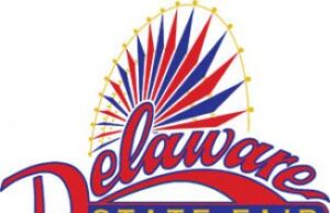 ¡No te pierdas la Feria del Estado en Harrington! Logo de la feria en Harrington Delaware