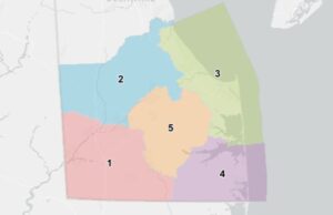 Sussex County receives draft County Council redistricting map, seeks more public input Sussex County Redistricting Proposal Map