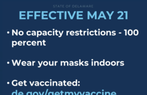 Governor Carney Updates COVID-19 Order, Eliminates Capacity Restrictions Effective May 21 Covid 19 restrictions updated