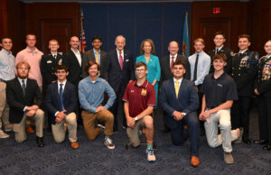Carper, Coons, Blunt Rochester Host Delaware Students Accepted into U.S. Service Academies Service Academy Reception