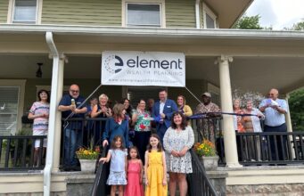 Element ribbon cutting in Georgetown element ribbon cutting