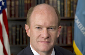 US Sen Coons, Leader Schumer Statements On U.S Military Operations In Iran US Sen. Chris Coons (D-Del).