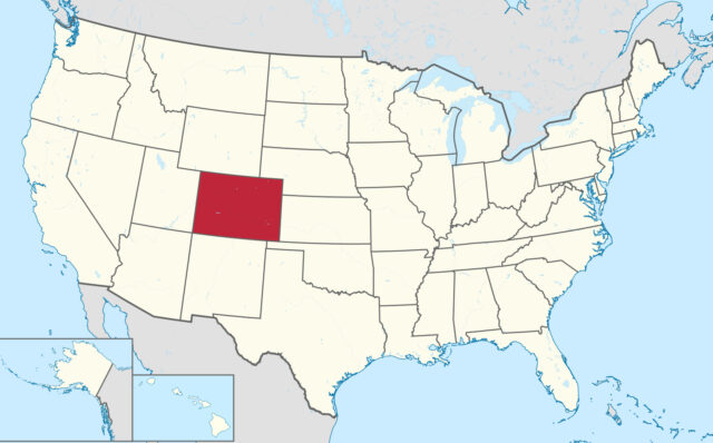 Mapa de Colorado