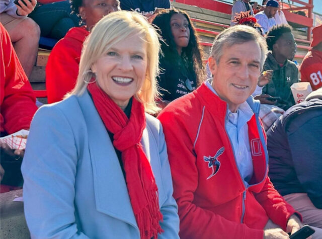 (L-R) Lt. Bethany Hall-Long and Gov. John Carney. (Photo Courtesy John Carney Office).