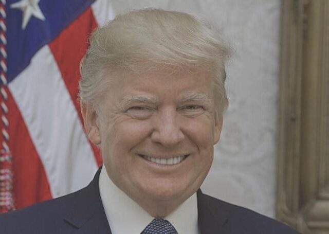 Former president Trump official portrait (Library of Congress).