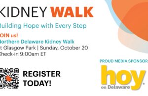 Northern Delaware Kidney Walk returning to Glasgow Park, Oct. 20