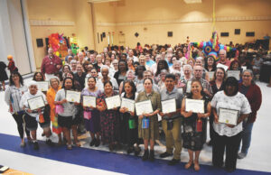 Second Language Education Breaks Down Barriers at CHEER Span - class pic