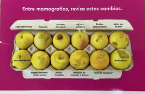 Tomando conciencia sobre el cáncer de mama con Luisa Ortiz y Promotoras Know your lemons (Photo courtesy Know your lemons Foundation/Christiana Care)