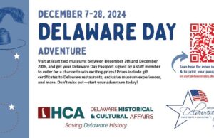 Delaware Day Adventure Begins December 7