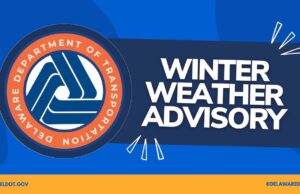 State of Delaware Weather Announcement DelDOT Winter Weather Advisory