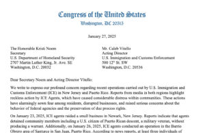 Presidente Espaillat y Congresista Hernández llaman la atención del DHS sobre la detención ilegal de personas documentadas por parte de ICE, y cuestionan aspectos legales y procesales de las operaciones