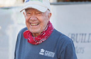 Sussex County Habitat for Humanity mourns the death of former U.S. President Jimmy Carter President Carter (Photo courtes SC Habitat for Humanity)