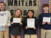 Sussex Academy students shine in New York Times writing contest Four Sussex Academy students ranked among the top 15% of entries in The New York Times 100-Word Personal Narrative Contest. Gathered with their tiny memoirs are eighth graders (l-r) Barbara Carneiro-Duarte, Skyleigh Passwaters, Aarna Sharda and Alexander Horner.