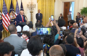 National Black History Month, 2025 President Trump hosted an event honoring Black History Month