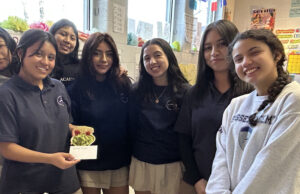 Sussex Academy Spanish students savor sweet lessons Displaying the guacamole they created in Cameron Smith’s AP Spanish class are Sussex Academy students (l-r) Olga Dionicio-Aguilar, Karla Hernandez, Lizbeth Perez-Perez, Briceida Gomez, Rossy Angel Herrera, Michelle Lopez-Diaz and Anna Lara-Nieto.