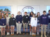 Sussex Academy students host magistrate Magistrate in Chancery David Hume IV visited Sussex Academy to meet with students interested in careers in law. Gathered are (l-r) Head of School Kyle Bentley, Victor Goodhue, Lente Werner, Jaslene Brunskill, Mia Hume, Abigail Tatman, Aleksander Danilenko, Dymond Steele, Ava Watkins, Aubrey Stanislav, Evan Spanos, Grant Burrows and Hume.