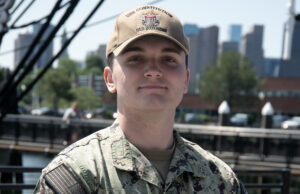 Milford native serves aboard Navy’s oldest commissioned warship as America celebrates independence Parisi, Jonah