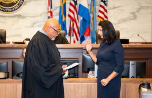 The Honorable Sonia Augusthy Takes the Oath of Office for Judge of the Superior Court of Delaware The Honorable Sonia Augusthy Takes the Oath of Office for Judge of the Superior Court of Delaware