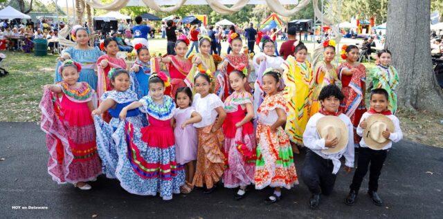 Hispanic traditional dances were featured at the 8th Hispanic Heritage Festival by HOY en Delaware at Bellevue State Park in Wilmington (Photo by HOY en Delaware)
