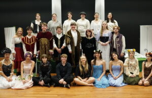 Sussex Academy students shine in A Midsummer Night’s Dream Sussex Academy Theatre students presented a unique production of Shakespeare's A Midsummer Night’s Dream Nov. 14-16. Gathered in back (l-r) are Skyla Edmundson, Finna Graves, Natalie Howard, Jaime Holmon, Lila Carlisle and Lillie Bradley. In the middle are Lillian Baker, Gio Porfido, Alex Rowley, Wyatt Matulonis, John Roman Nehrbas, Grace Sweeten, Piper Carlisle and Chase Reynolds. In front are Yolanda Francis, Mary Sanchez, Lucy Clark, Oliver Graves, Liv Nehrbas, Abby Lynne, Genevieve Spencer, Zoe Pine and Corey Trench. KAIA MEDRANO PHOTO