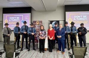 Delaware Office of Highway Safety (OHS) Winter Holiday Sober Rides and Safe Holiday Travels Awareness Campaign Is Officially Underway Event speakers (Photo courtesy OHS)