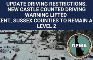 Level 1 Driving warning lifted for New Castle County