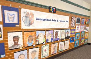 Student Art Show by Georgetown Arts and Flowers Group 2025 Student Art Show Exhibit