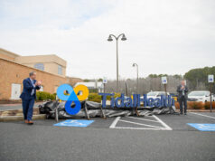 Atlantic General Hospital and TidalHealth announce rebrand to TidalHealth Atlantic TidalHealth-Atlantic-Unveiling-2026: Don Owrey, MBA, FACHE, president of TidalHealth Atlantic, left, and Steve Leonard, Ph. D., MBA, FACHE, president and CEO of TidalHealth, applaud after unveiling TidalHealth signage that will be added to the TidalHealth Atlantic building.