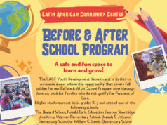 Becas para el Programa “Antes y Después de la Escuela”/Full Scholarships for Latin American Community Center Before- and After-School Program