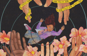 Estados cambian leyes para evitar que hijos de inmigrantes detenidos entren al sistema de cuidado temporal Illustration credit: Oona Zenda/KFF Health News