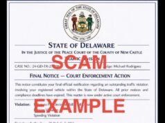 DE Judiciary issues warnings about text/phone scams Image courtesy of DE Courts