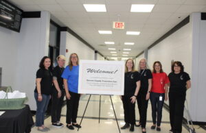 5th Annual Transition Fair Held at Sussex Technical High School (L-R): Amanda Hale, Cape Henlopen, Katie Birmingham, Sussex Tech, Aimee Marzullo, Sussex Central, Millie Passwaters-Bradeson, Sussex Tech, Carol Wothers, Sussex Tech, Shelly Murracy, Sussex Tech, Lisa Swingle, Sussex Academy