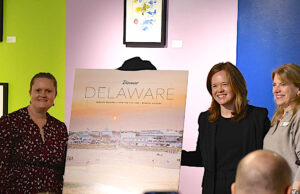 Lt Gov Kyle Evans Gay unveils the 2026 Visit DE Travel Guide Lt. Gov. Kyle Evans Gay unveils the 2026 Delaware Guide (Photo courtesy Lt. Gov. Office)