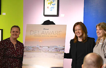 Lt Gov Kyle Evans Gay unveils the 2026 Visit DE Travel Guide Lt. Gov. Kyle Evans Gay unveils the 2026 Delaware Guide (Photo courtesy Lt. Gov. Office)