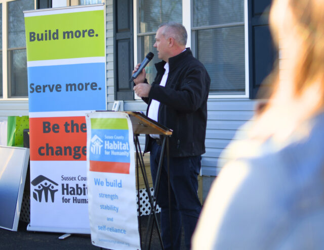 Sussex County Habitat for Humanity CEO Kevin Gilmore (Photo courtesy SCHFH)