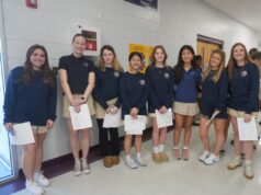 Sussex Academy invites 135 new families via school lottery process Sussex Academy student ambassadors (l-r) Bella Crisci, Veronika Musina, Makayla Proudfoot, Anna Liang, Lisa Drury, Dalila Lopez Perez, Olivia Dickerson and Brielle Hubbs guide tours for families whose children have been invited to enroll in the public charter school via the annual lottery process.