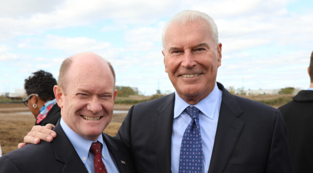 (L-R) Sen Coons and Fmr. Mayor of Wilmington Mike Purzycki