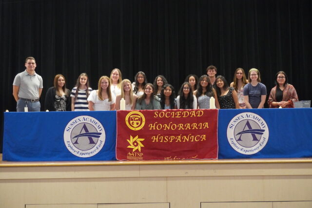 Sussex Academy students inducted into World Language Honor Society