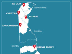 Vote for school board on May 12th/Vote para elegir miembros de las juntas escolares el 12 de mayo (Map Credit First State Educate)