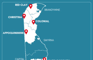 Vote for school board on May 12th/Vote para elegir miembros de las juntas escolares el 12 de mayo (Map Credit First State Educate)