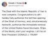 President Trump Brokers Historic Peace Deal with Iran