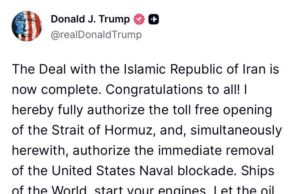 President Trump Brokers Historic Peace Deal with Iran