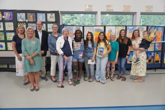 Sussex Academy Elementary thanks school volunteers Sussex Academy Elementary recognized the parents, high school student mentors and Read Aloud Delaware volunteers who dedicate hours of their time to the school. Gathered are (l-r) Jo Ann Mondrus, Stacy Penaranda, David Smith, Mary Kay Williams, Joan Caputo, Debora Williams, Katerine Amador, Annahbella Crisci, Lenny Truitt, Rebecca Timmons, Paige Taylor and Jeremy Taylor Jr.