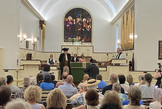 Separation Day celebration Recreation of the "Parting Words" said by Caesar Rodney (Foto HOY en Delaware)