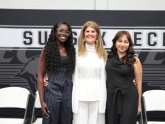 Sussex Technical High School Students to Graduate with Health Professionals Certificates Taisha Amisial, Michelle Doyle, RN, BSN (Sussex Tech Adult Education Health Professions Coordinator), Ashley Mercado