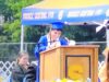 Orgullo hispano: Dereknick García–Morales Dereknick García–Morales pronunciando como Valedictorian el discurso de graduación de la promoción 2026 de Sussex Central HS (Foto cortesía de la familia García–Morales)