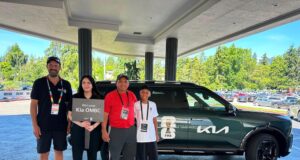 Estudiante local participó en el Mundial FIFA Samuel Robles participó como "ball carrier" en uno de los partidos del Mundial. (Foto cortesía Familia Robles)