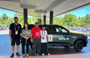 Estudiante local participó en el Mundial FIFA Samuel Robles participó como "ball carrier" en uno de los partidos del Mundial. (Foto cortesía Familia Robles)